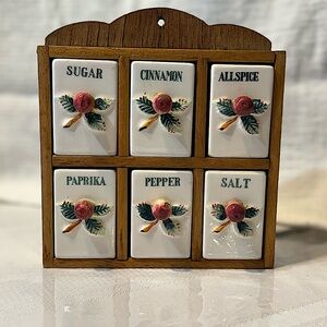 Vintage Spice Rack- Japan